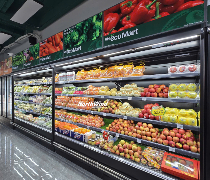 Tủ mát máy nén ngoài 2 luồng gió Northwind- LF25