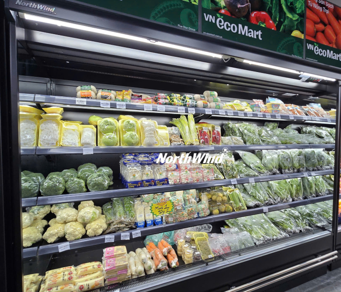 Tủ mát máy nén ngoài 2 luồng gió Northwind- LF25