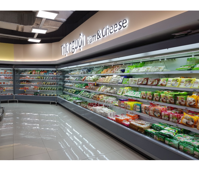 Lắp đặt tủ siêu thị Big C QUận 7 