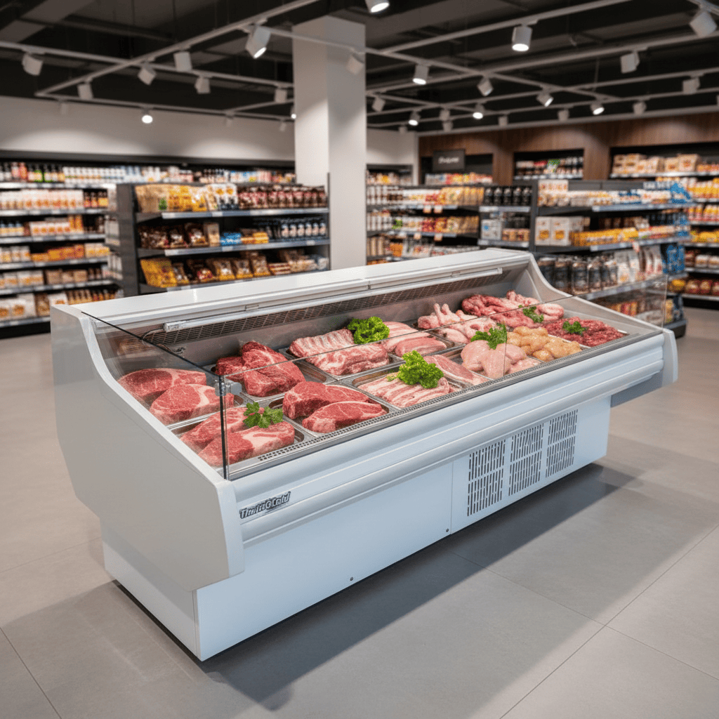 Tủ trưng bày thịt dạng hở