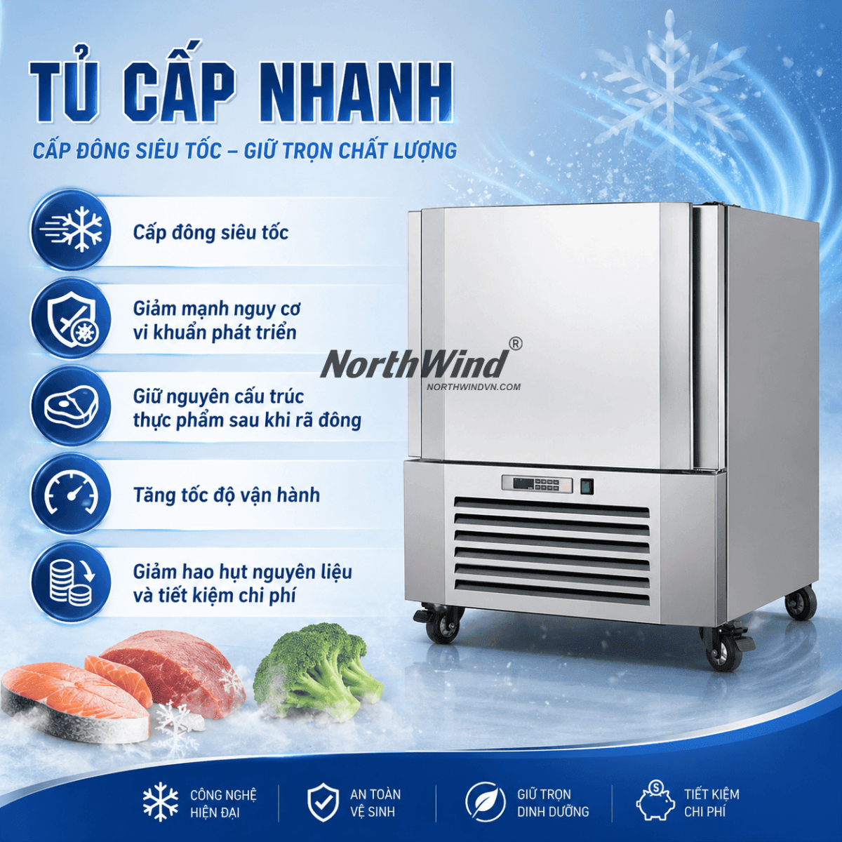 tủ cấp đông nhanh