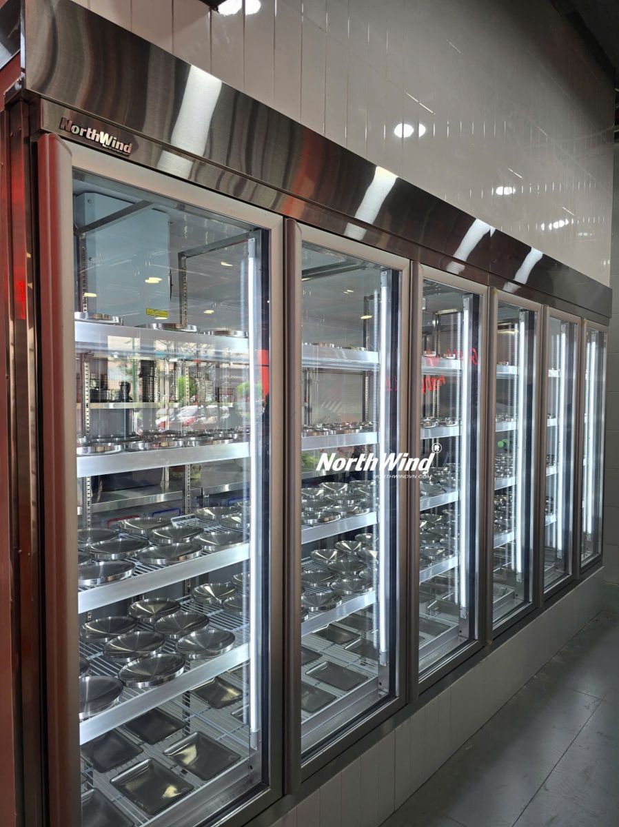 Kho lạnh cửa kính trưng bày