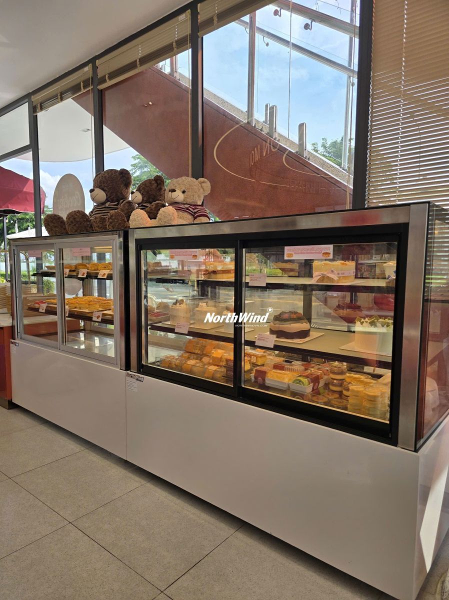 tủ bánh 3 tầng cửa mở trước