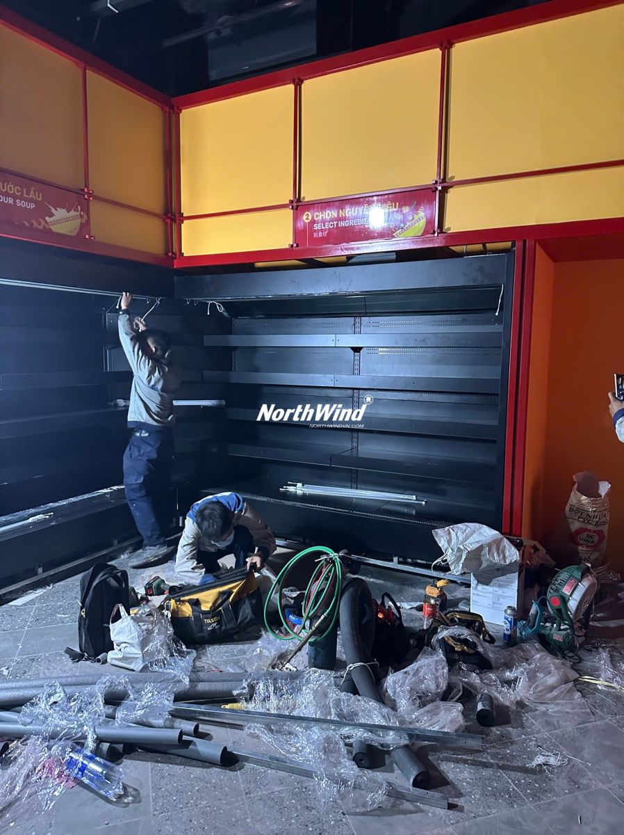 lỗi thường gặp khi lắp đặt thiết bị lạnh